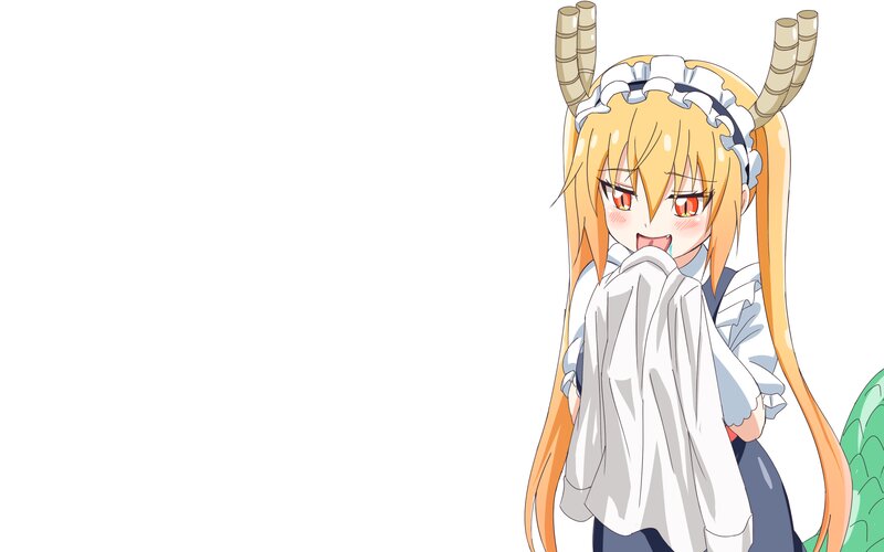 Anime Girl with Horns — White, Playful, Horned Headband