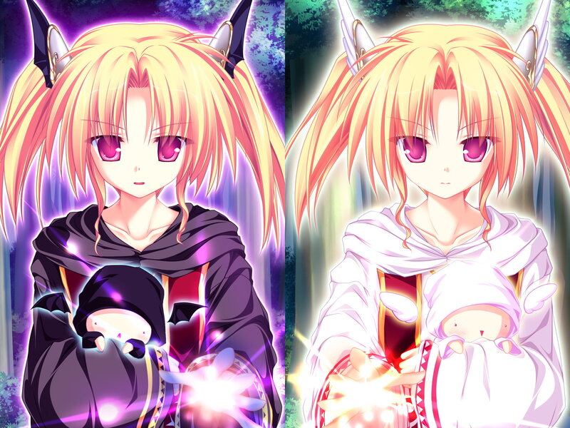 Anime Girl with Horns — Yellow, Dramatic