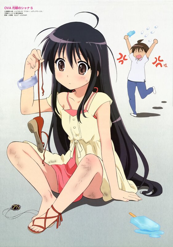 Anime girl with ice pop