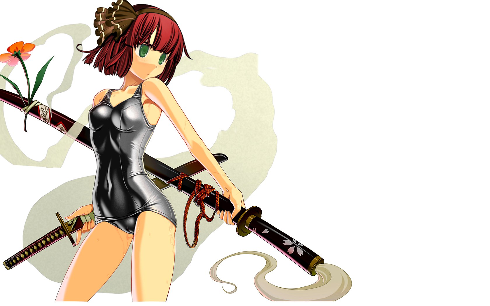 anime girl with katana
