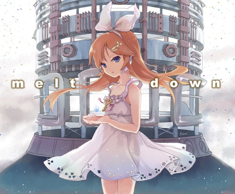 Anime Girl with Key — Pink