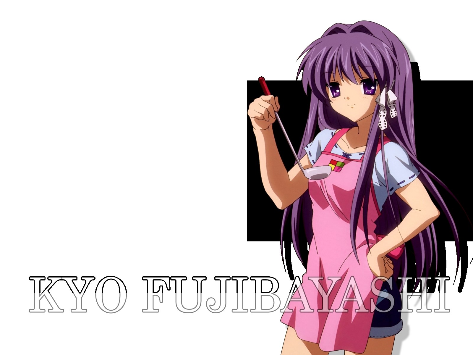 Anime girl with ladle