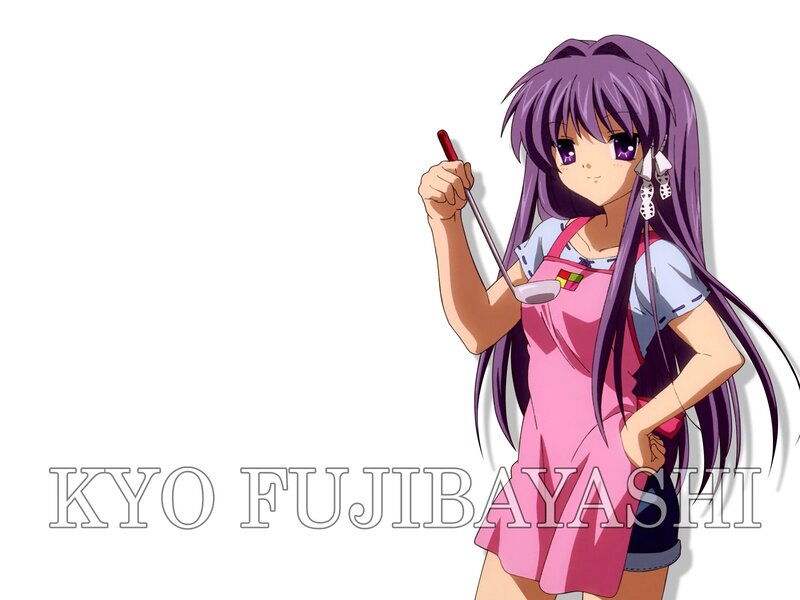 anime girl with ladle