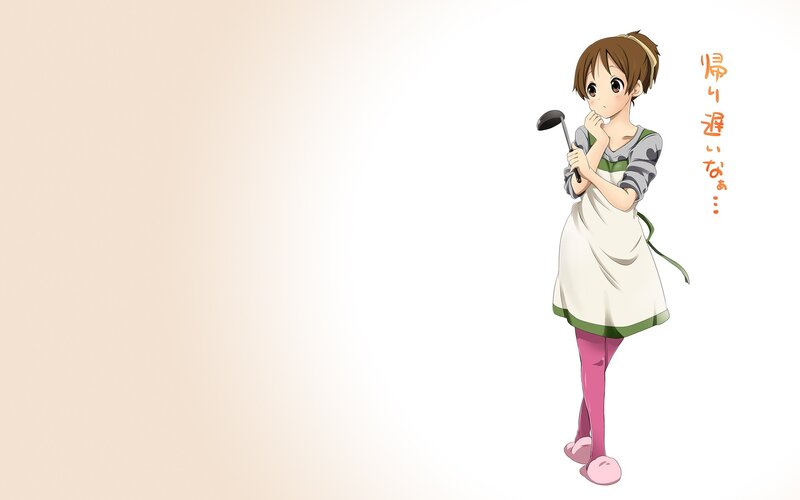 anime girl with ladle