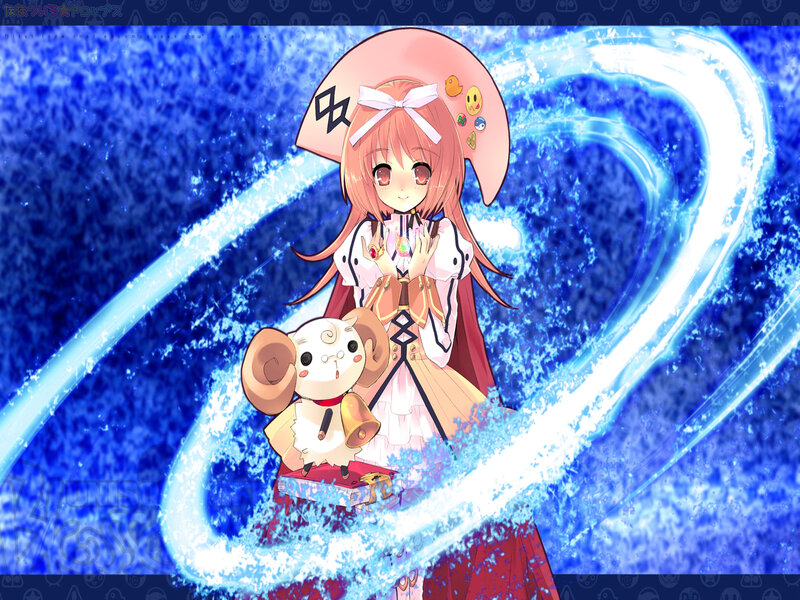 Anime Girl with Lamb