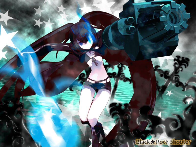 anime girl with large gun