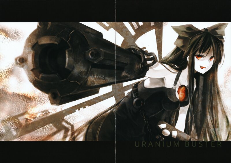 Anime girl with large gun