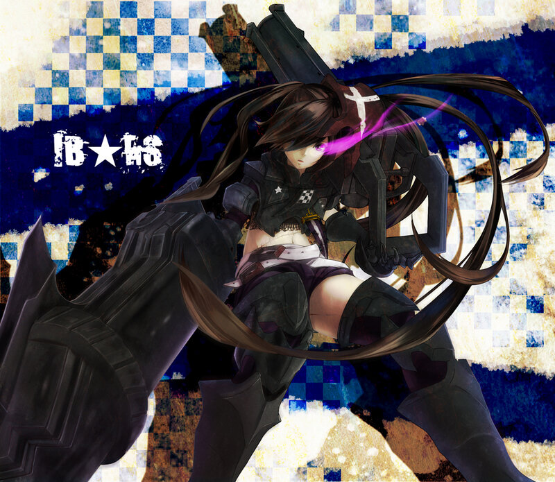 Anime Girl with Large Gun — Blue, Dramatic