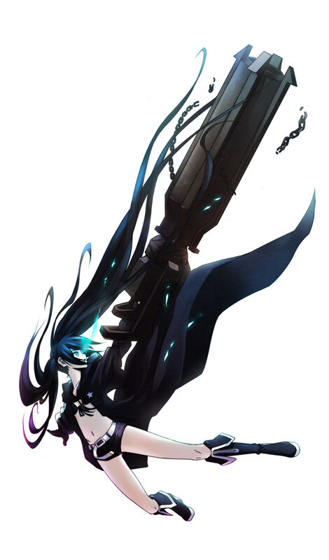 anime girl with large weapon