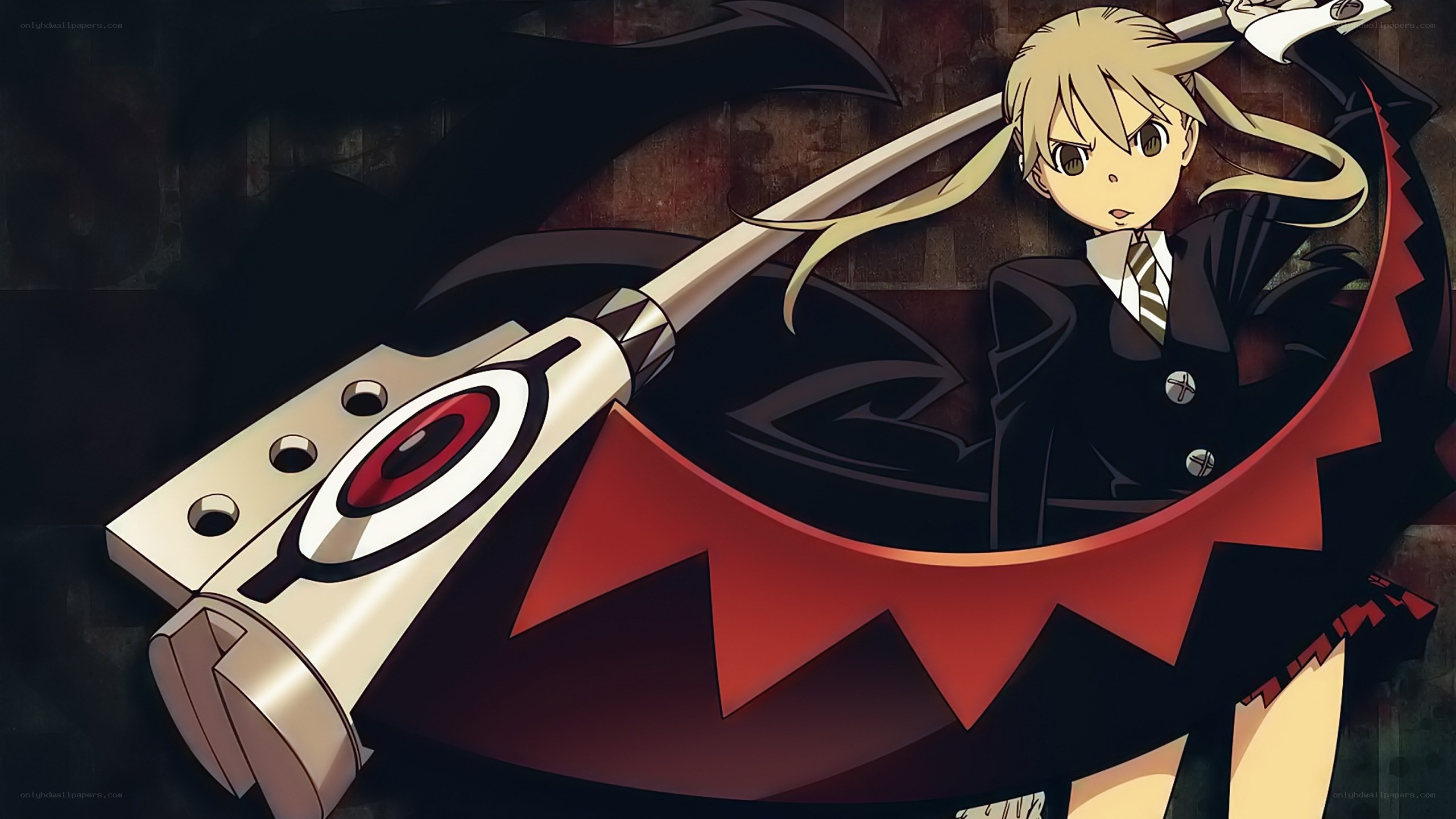 anime girl with large weapon