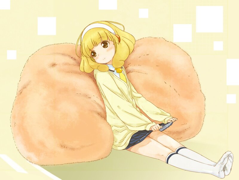 Anime girl with large wings