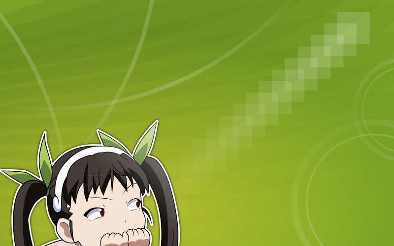 anime girl with leaf ears