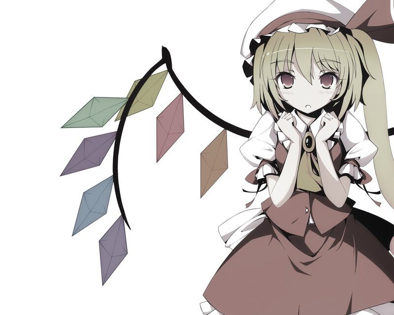 anime girl with leaf garland