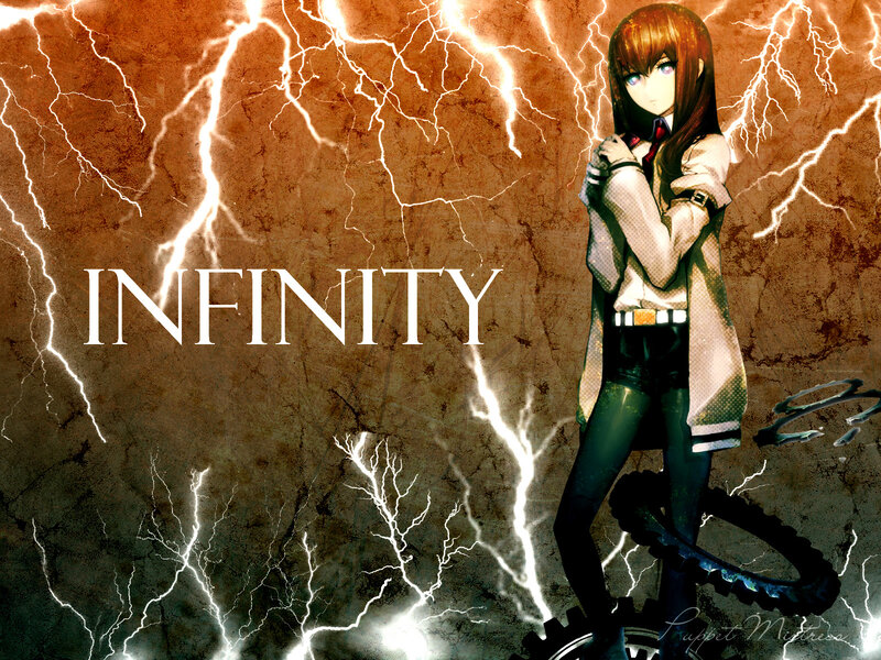 Anime Girl with Lightning — Brown