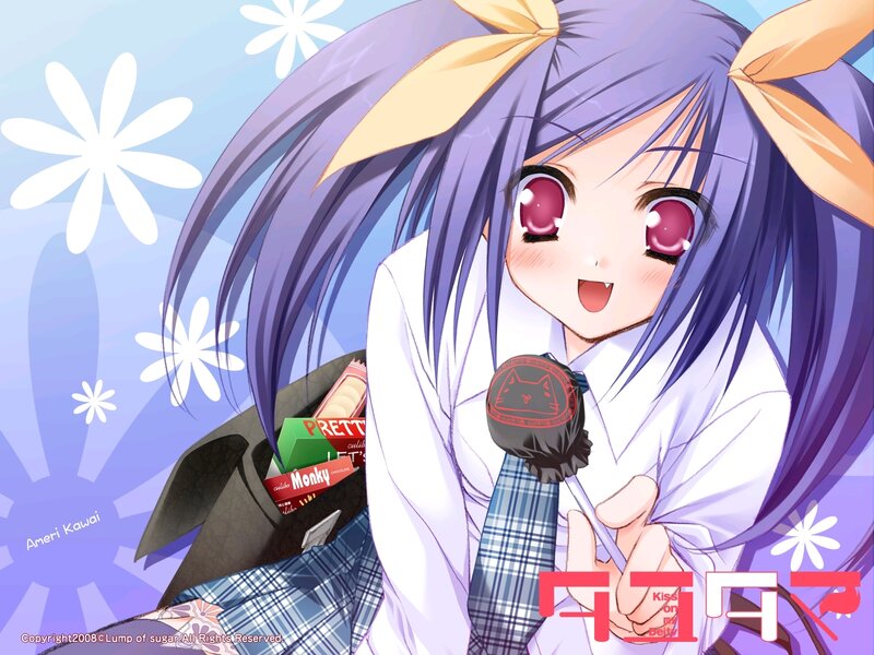 anime girl with lollipop