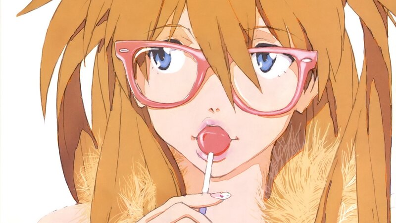 anime girl with lollipop
