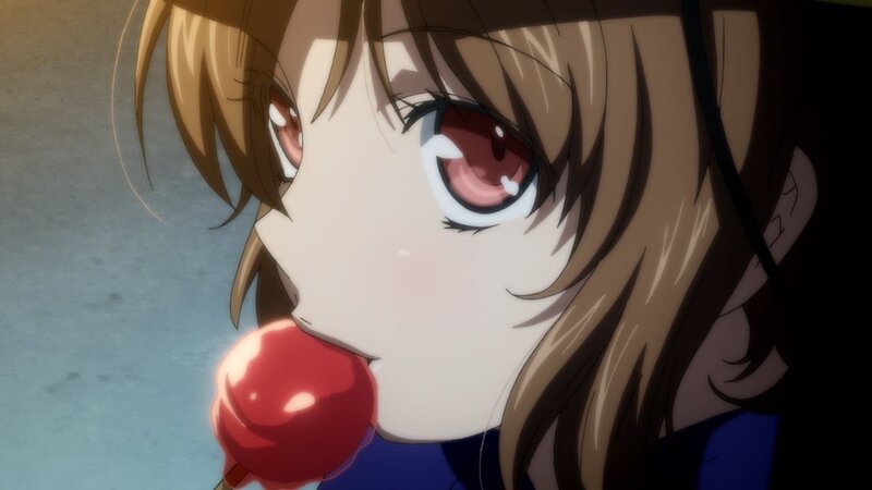 anime girl with lollipop
