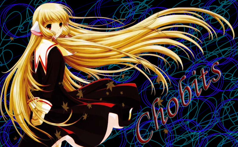 Anime girl with long blonde hair