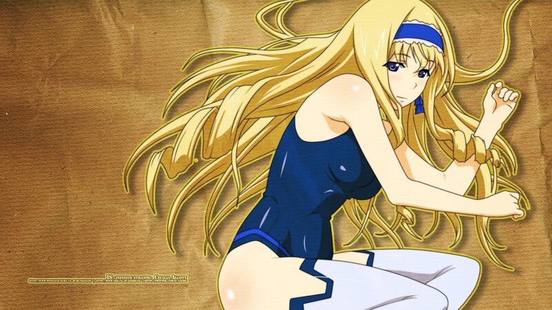 anime girl with long blonde hair