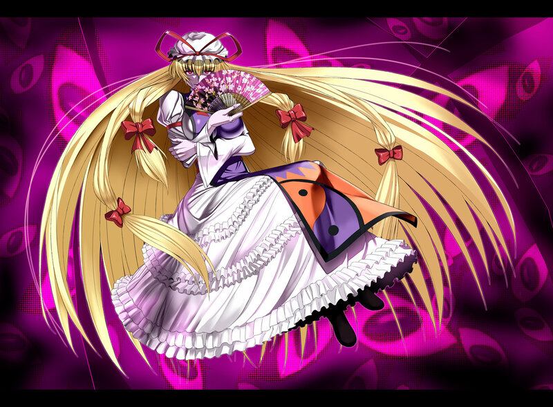 anime girl with long blonde hair