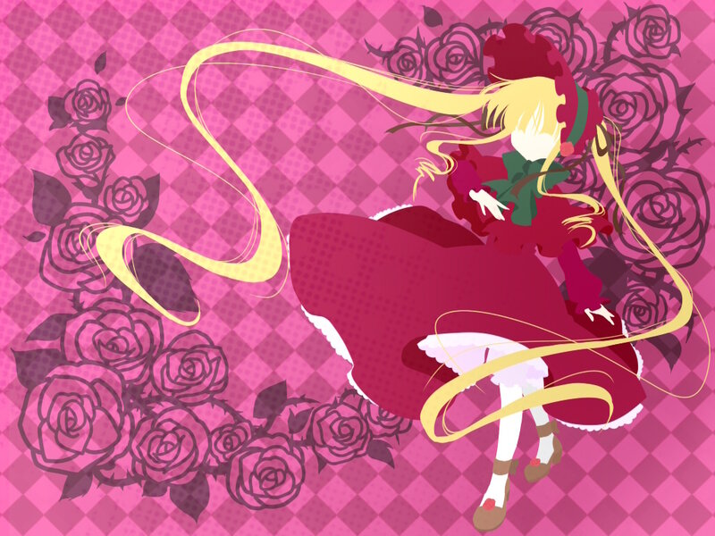 anime girl with long blonde hair