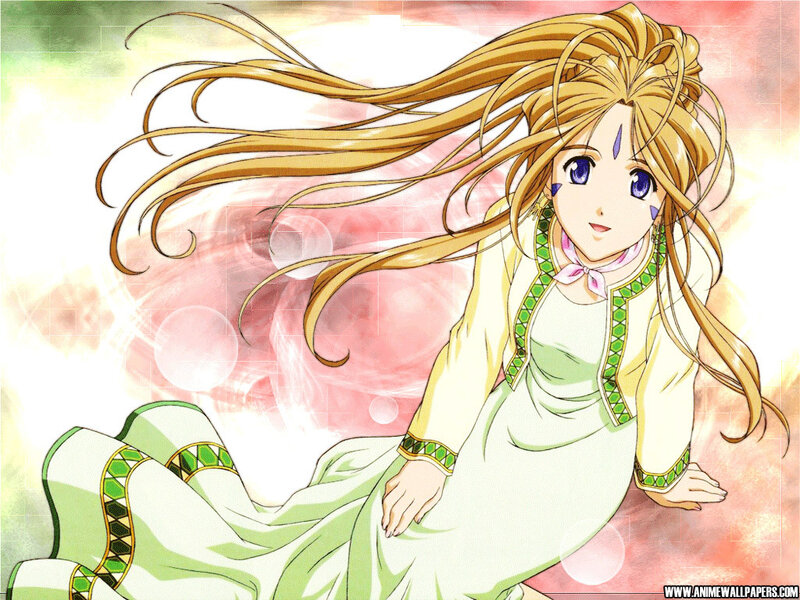 anime girl with long blonde hair