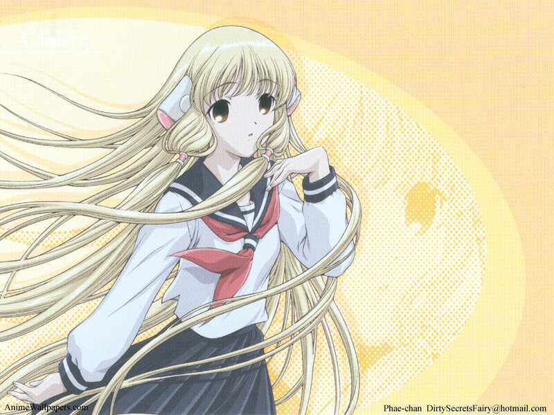 anime girl with long blonde hair