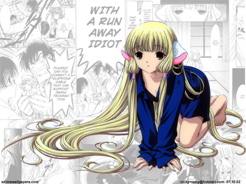 anime girl with long blonde hair