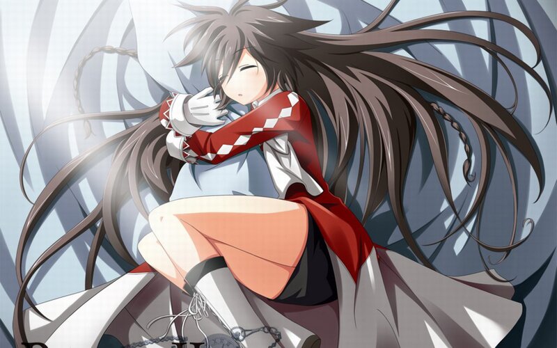 anime girl with long hair
