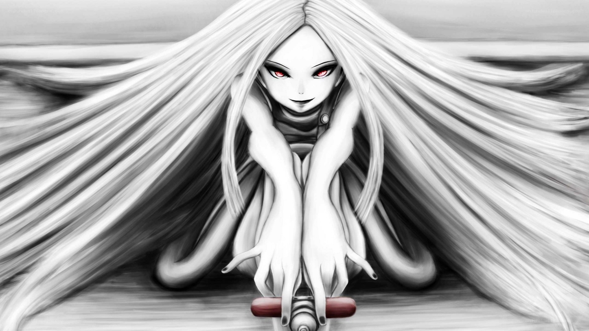 anime girl with long hair