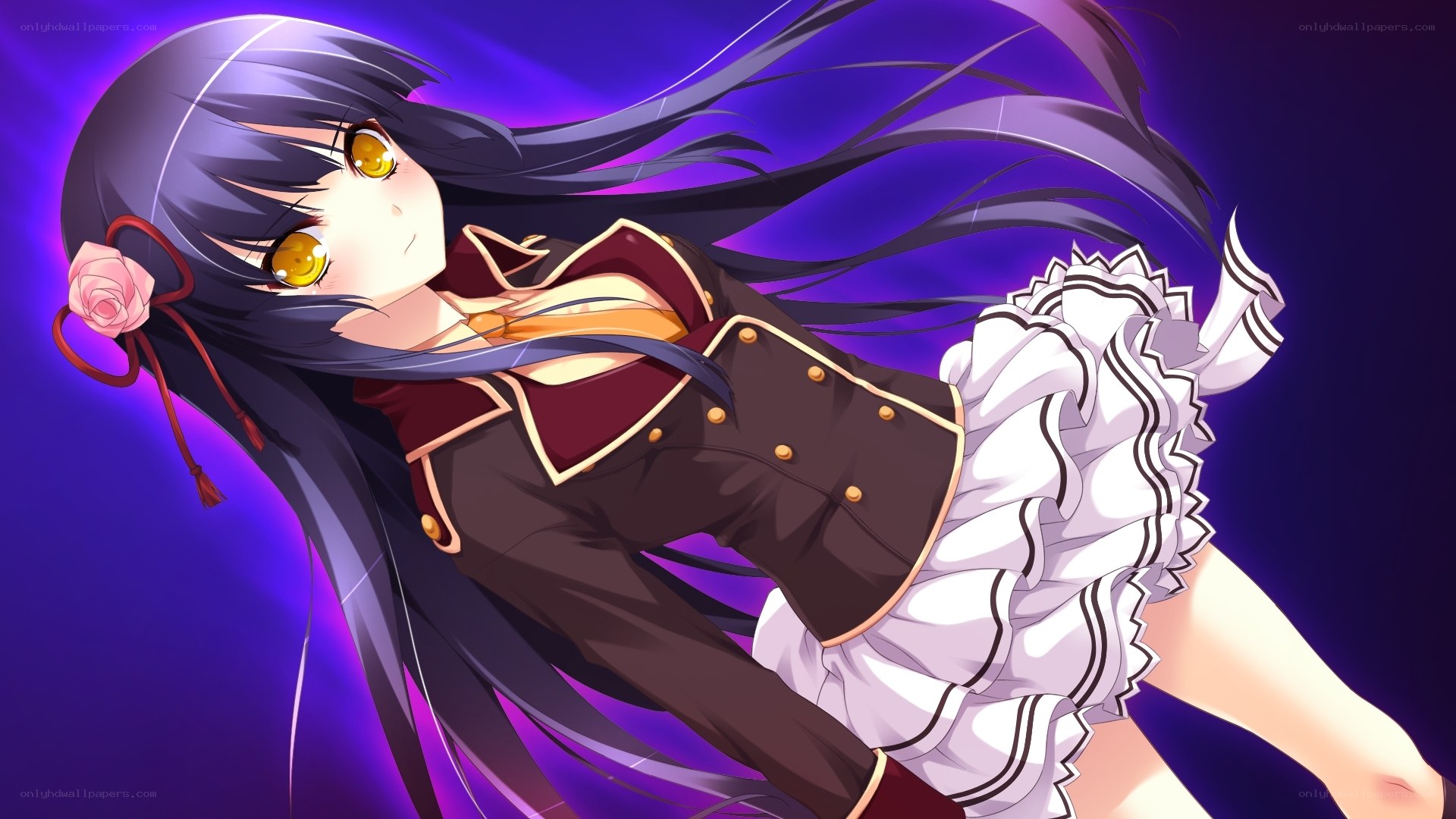 anime girl with long hair