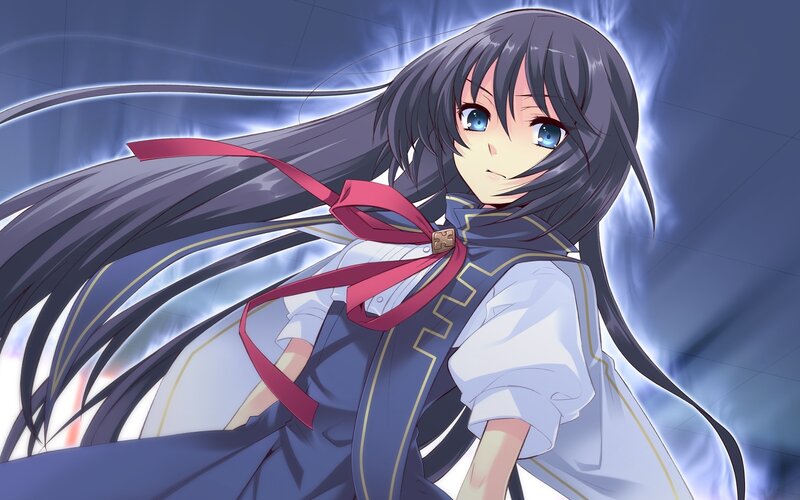 anime girl with long hair
