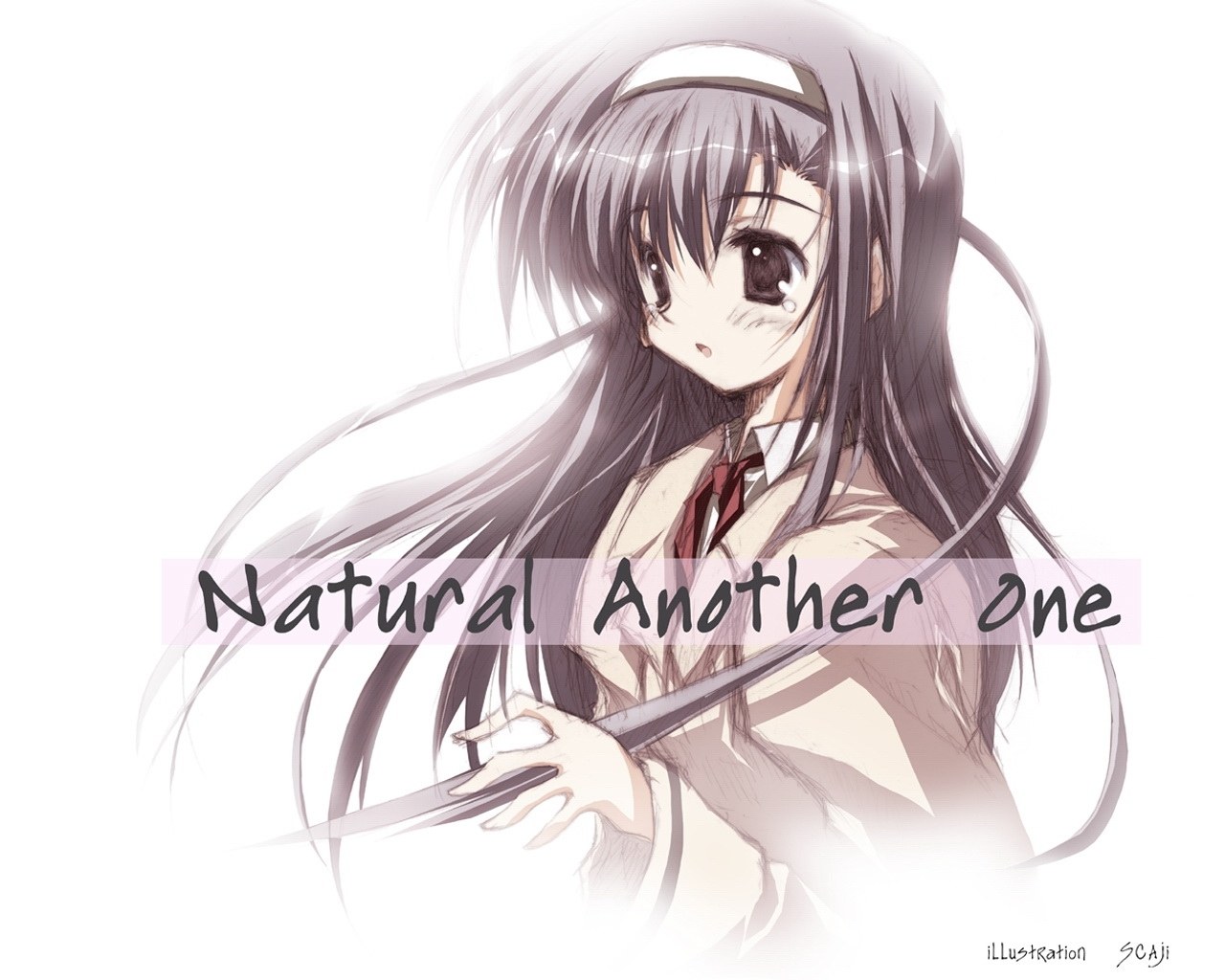 Anime girl with long hair