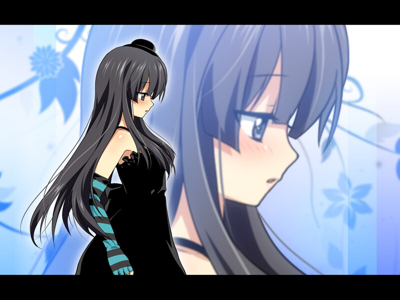 anime girl with long hair