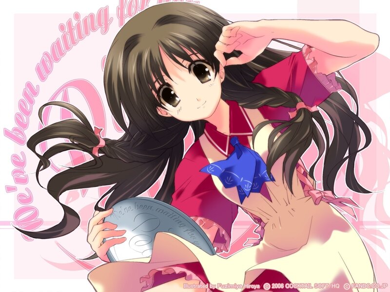 anime girl with long hair