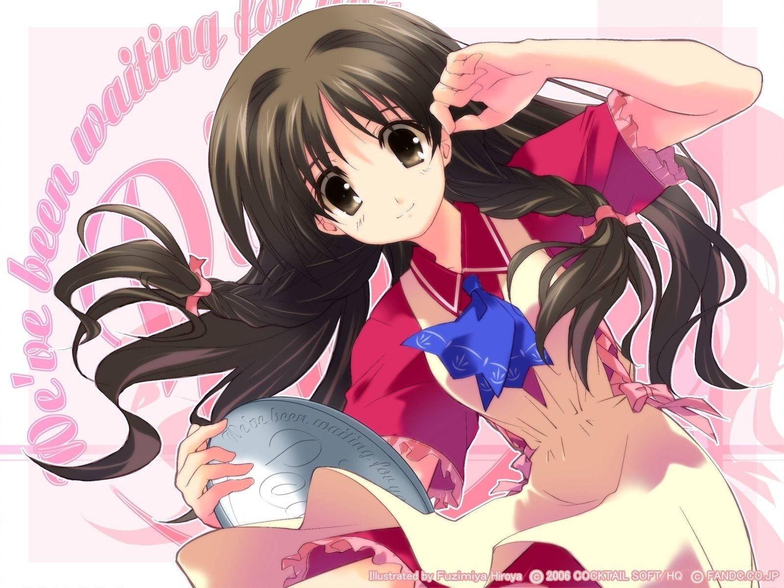 anime girl with long hair
