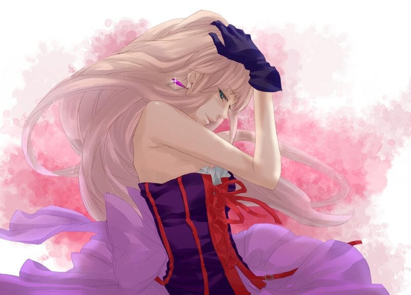 anime girl with long hair