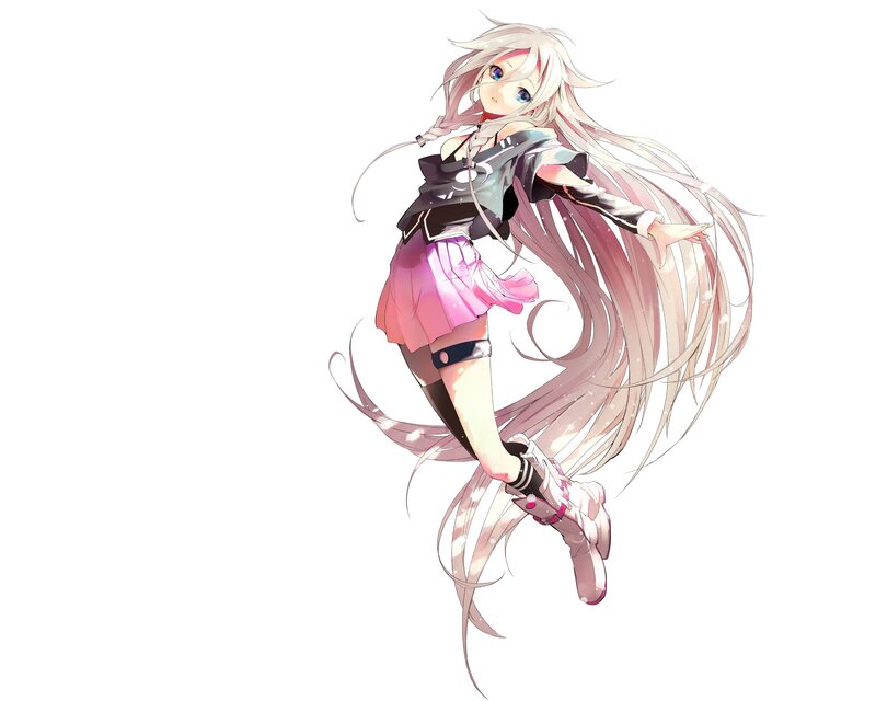 anime girl with long hair