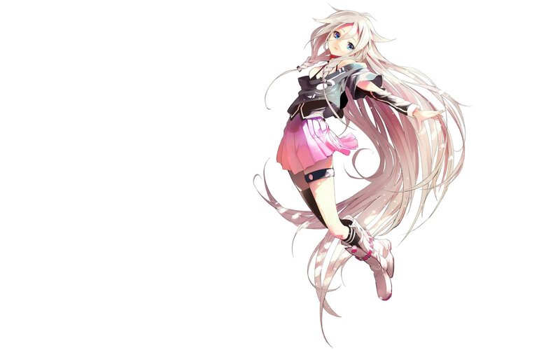 anime girl with long hair