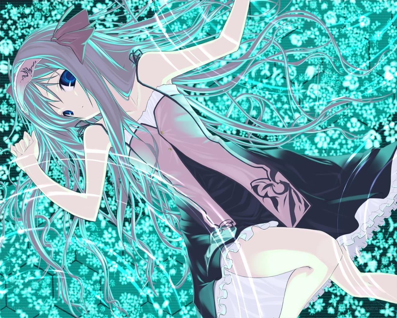 anime girl with long hair