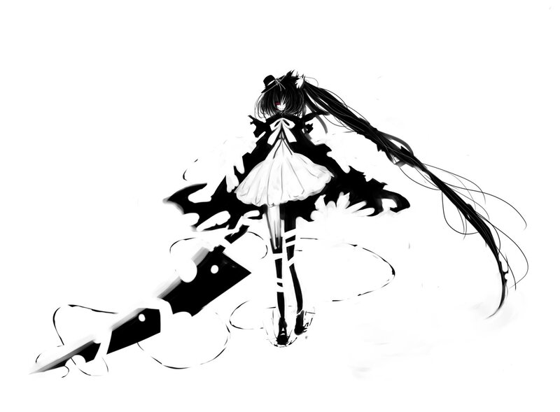 anime girl with long hair