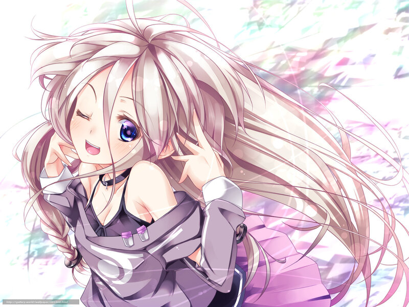 anime girl with long hair
