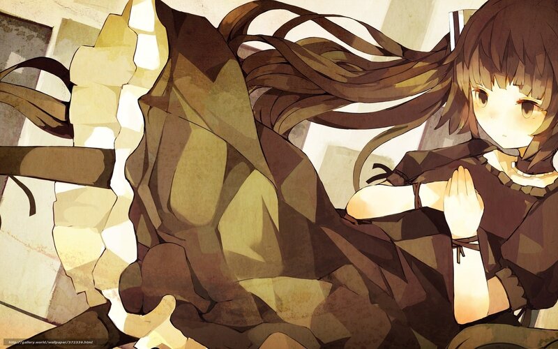 anime girl with long hair