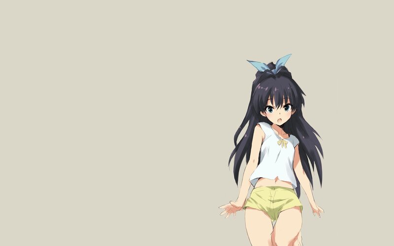 anime girl with long hair