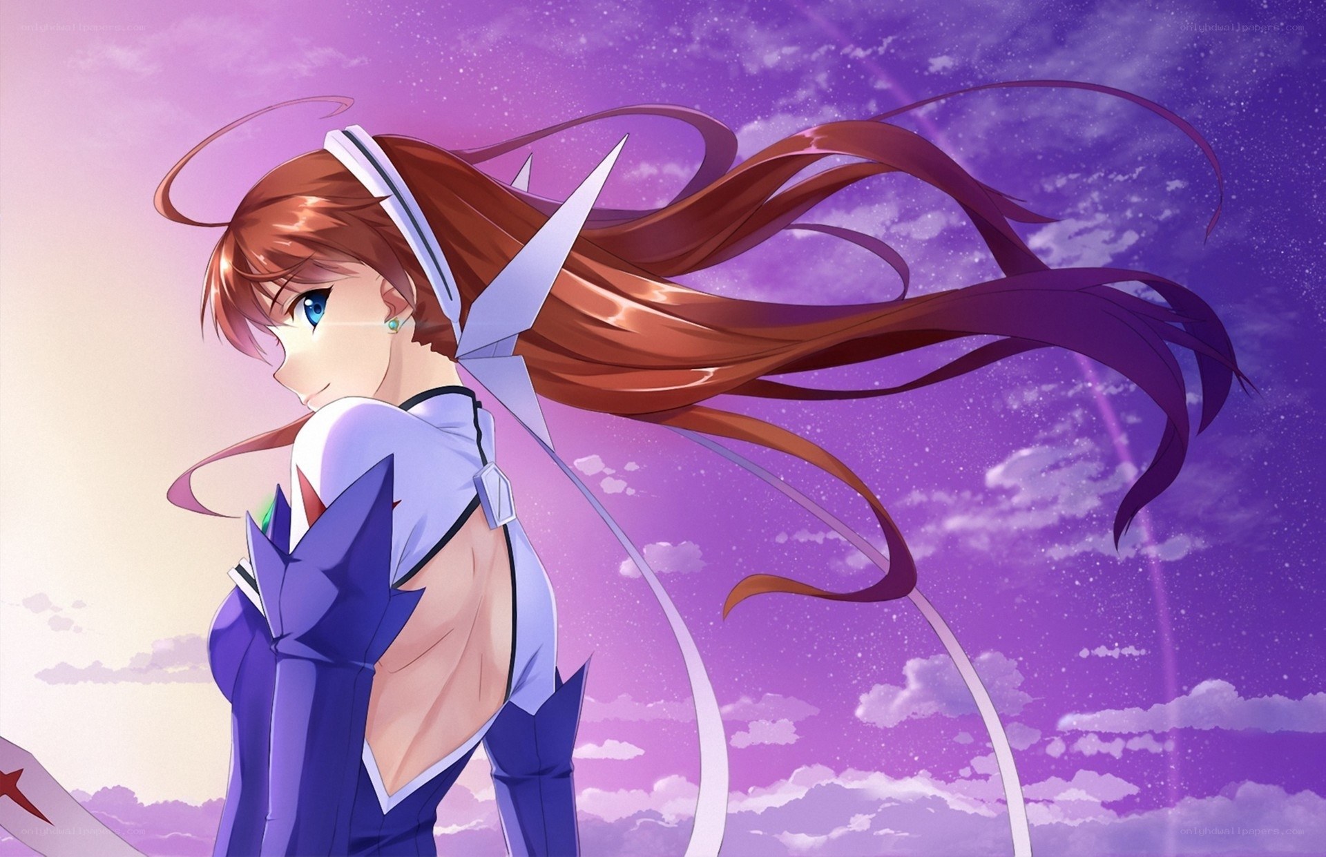 anime girl with long hair