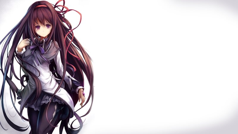 anime girl with long hair