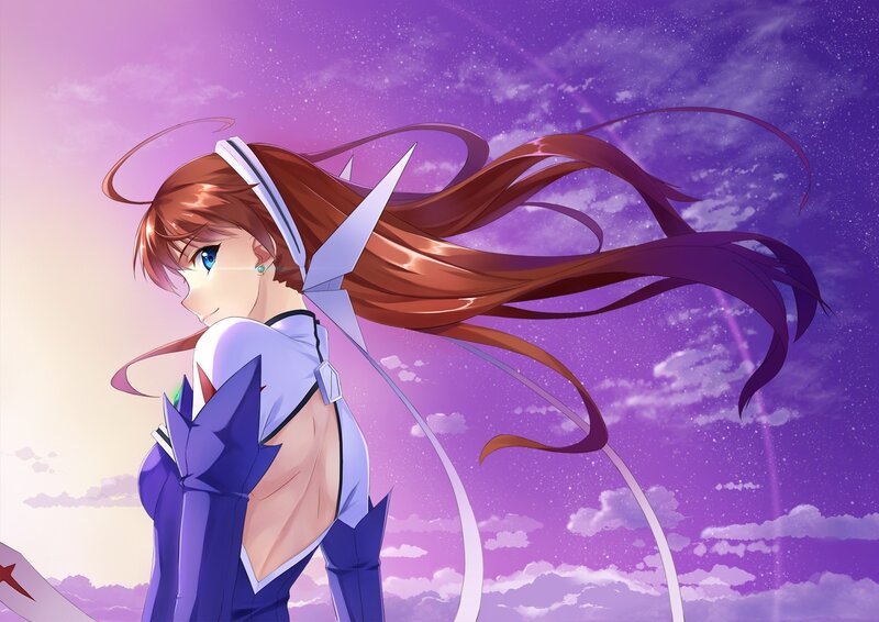 anime girl with long hair