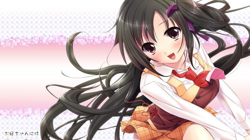 anime girl with long hair