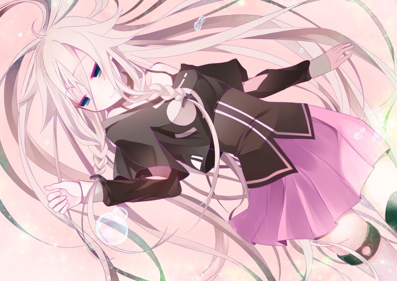 anime girl with long hair