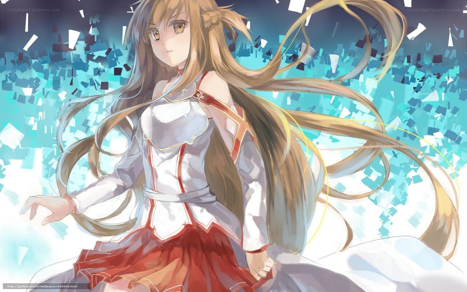 anime girl with long hair